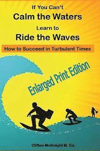 bokomslag If You Can't Calm the Waters Learn to Ride the Waves: : How to Succeed in Turbulent Times ENLARGED PRINT EDITION