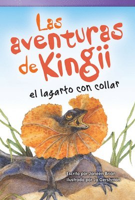 aventuras de Kingii el lagarto con collar