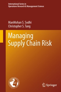 bokomslag Managing Supply Chain Risk