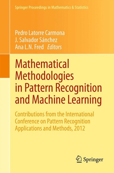 Pedro Latorre Carmona, J. Salvador Sánchez, Ana L.N. Fred - Mathematical Methodologies in Pattern Recognition and Machine Learning, Häftad