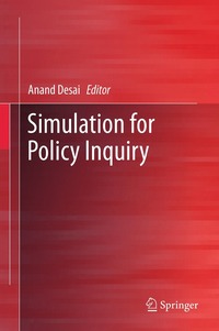 bokomslag Simulation for Policy Inquiry