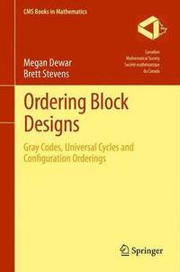 bokomslag Ordering Block Designs