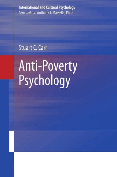 Stuart C. Carr - Anti-Poverty Psychology, Häftad