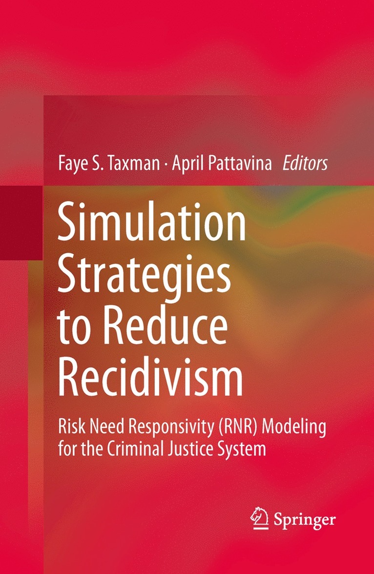 Faye S. Taxman, April Pattavina - Simulation Strategies to Reduce Recidivism, Häftad