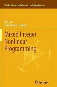 bokomslag Mixed Integer Nonlinear Programming