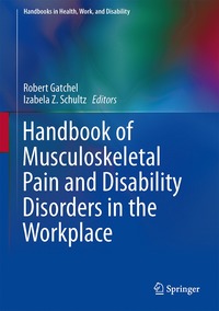 bokomslag Handbook of Musculoskeletal Pain and Disability Disorders in the Workplace