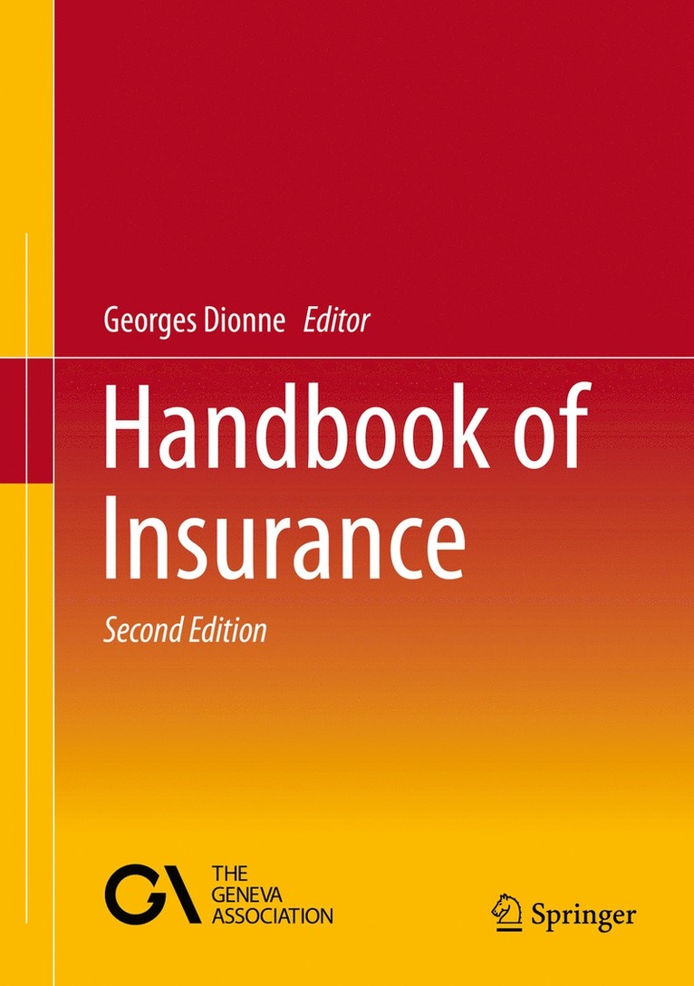Georges Dionne - Handbook of Insurance, Häftad