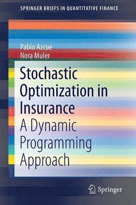 Stochastic Optimization in Insurance 1