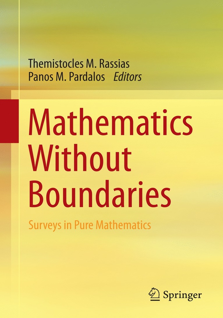 Themistocles M. Rassias, Panos M. Pardalos - Mathematics Without Boundaries, Inbunden