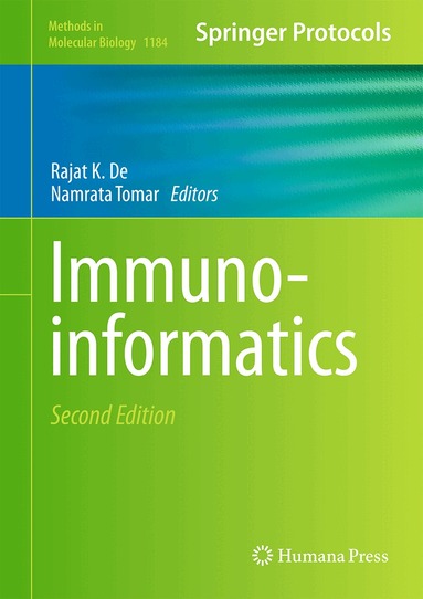 Rajat K. De, Namrata Tomar - Immunoinformatics, Inbunden