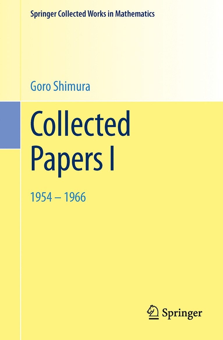 Collected Papers I 1