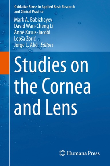 bokomslag Studies on the Cornea and Lens