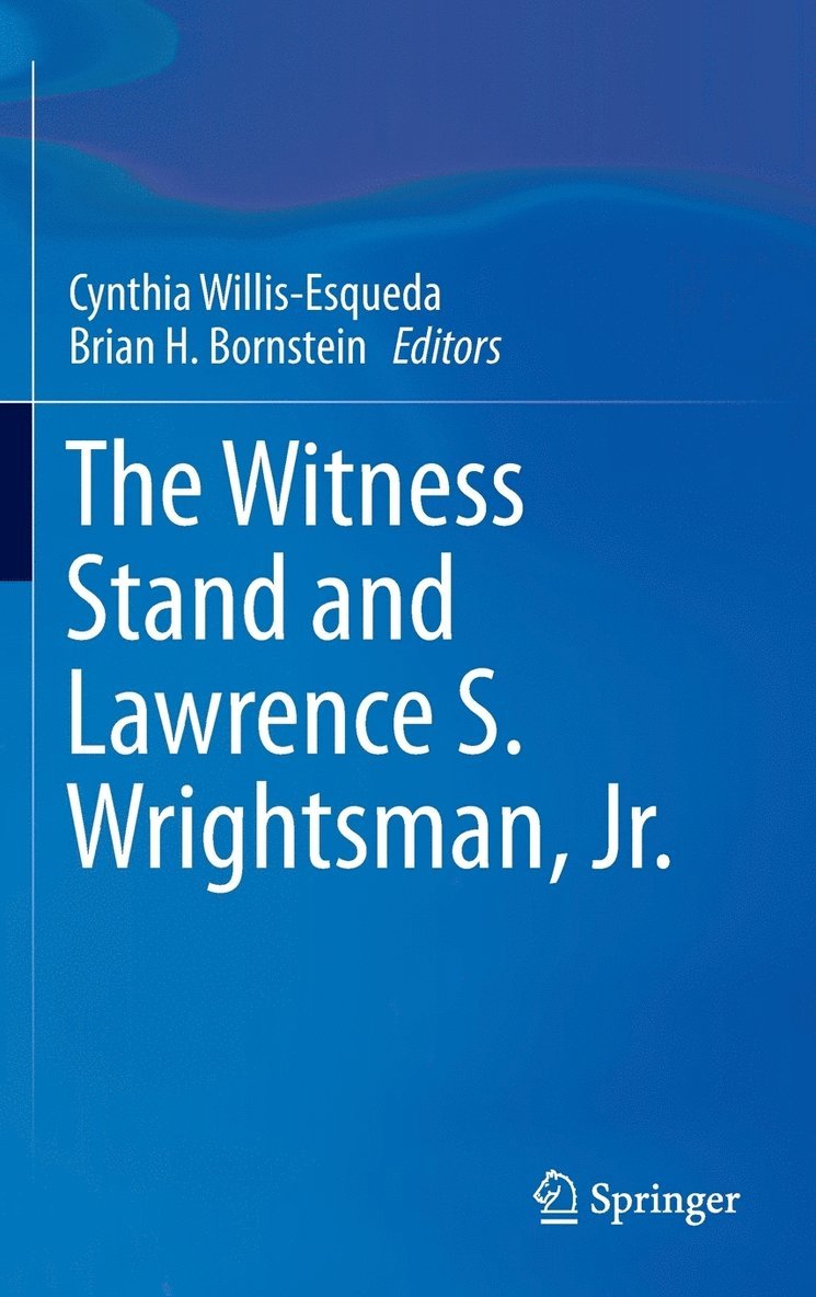 Witness Stand and Lawrence S. Wrightsman, Jr.