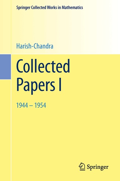 Harish-Chandra, V.S. Varadarajan - Collected Papers I, Häftad
