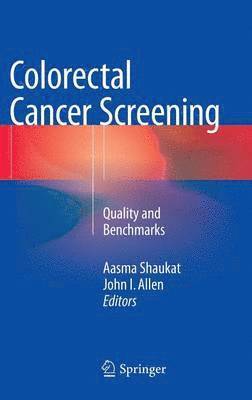 bokomslag Colorectal Cancer Screening