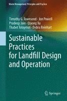 bokomslag Sustainable Practices for Landfill Design and Operation