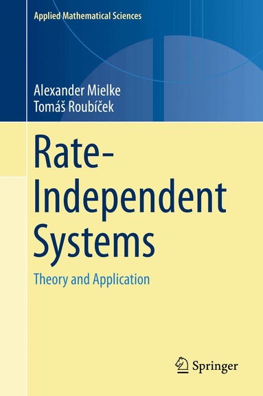 Alexander Mielke, Tomáš Roubíček - Rate-Independent Systems, Inbunden