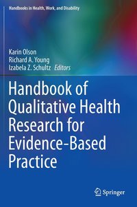 bokomslag Handbook of Qualitative Health Research for Evidence-Based Practice