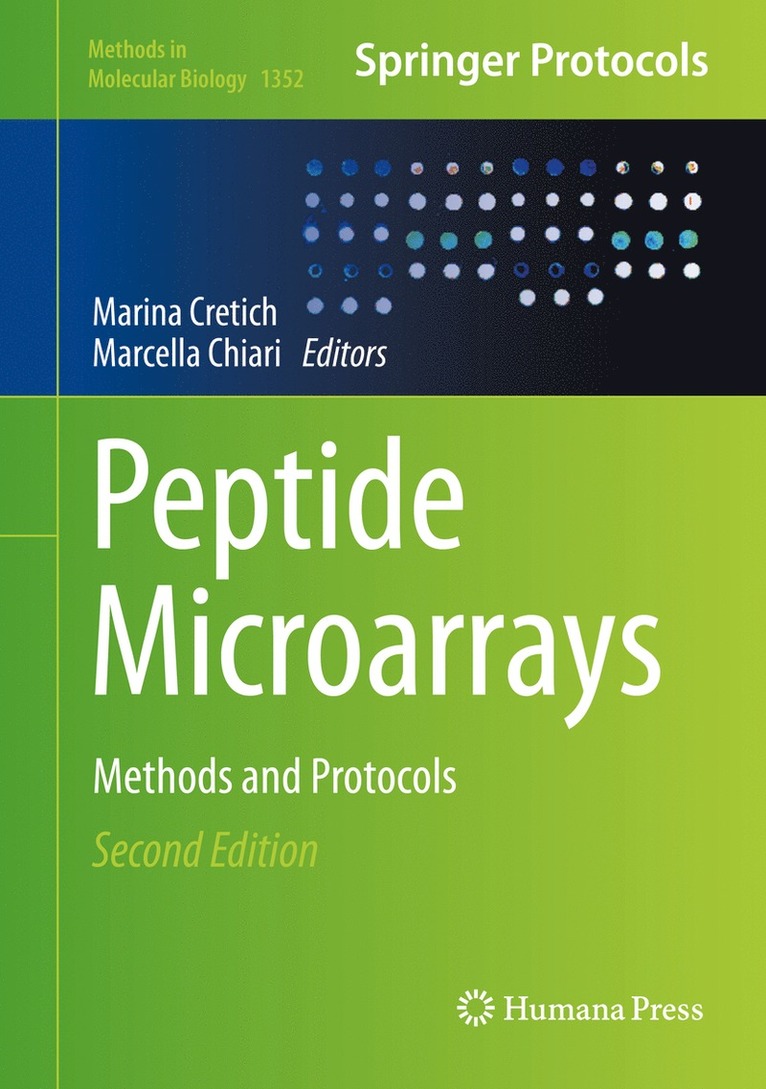 Marina Cretich, Marcella Chiari - Peptide Microarrays, Inbunden