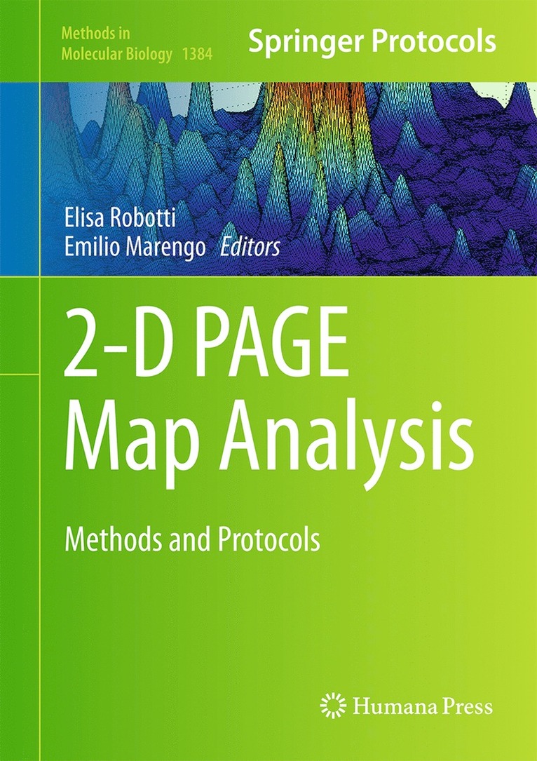 Emilio Marengo, Elisa Robotti - 2-D PAGE Map Analysis, Inbunden