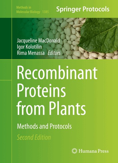 Jacqueline MacDonald, Igor Kolotilin, Rima Menassa - Recombinant Proteins from Plants, Inbunden