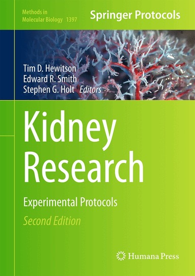 Tim D. Hewitson, Edward R. Smith, Stephen G. Holt - Kidney Research, Inbunden