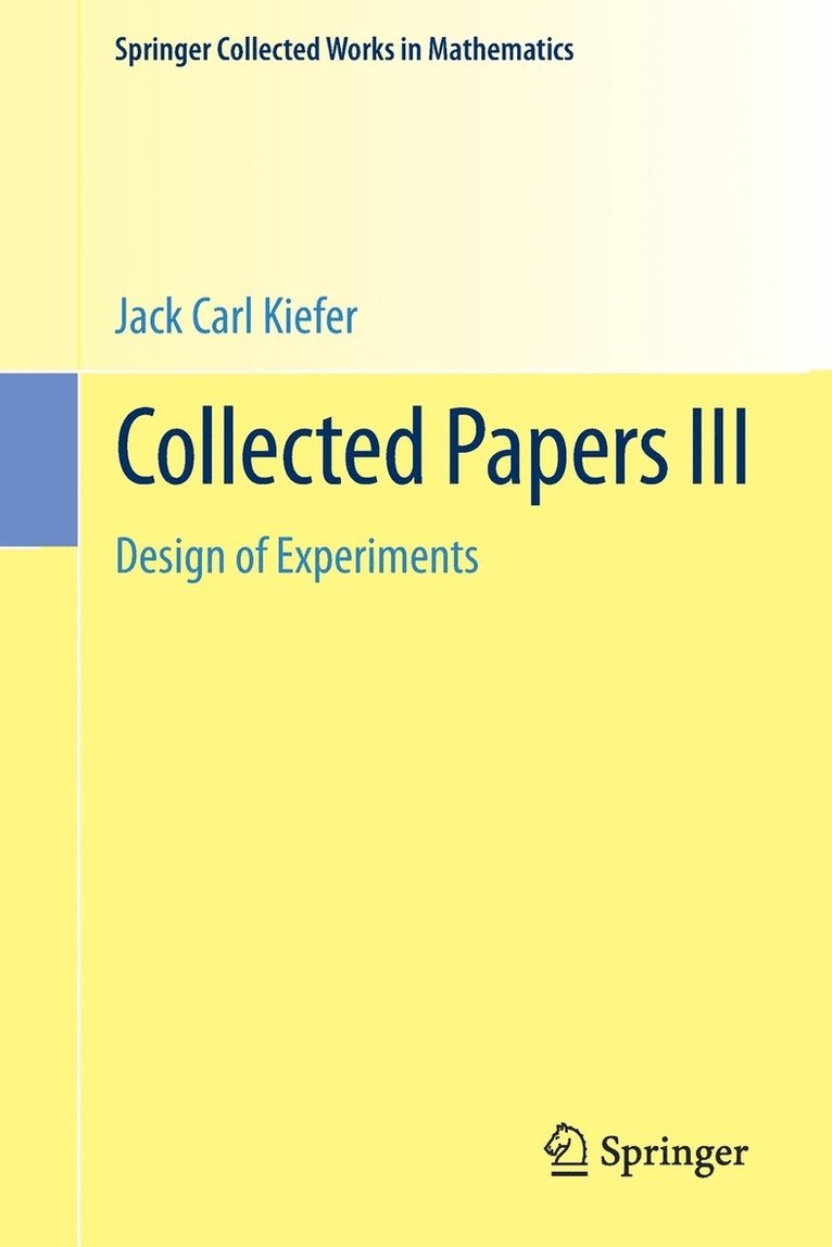 Collected Papers III 1