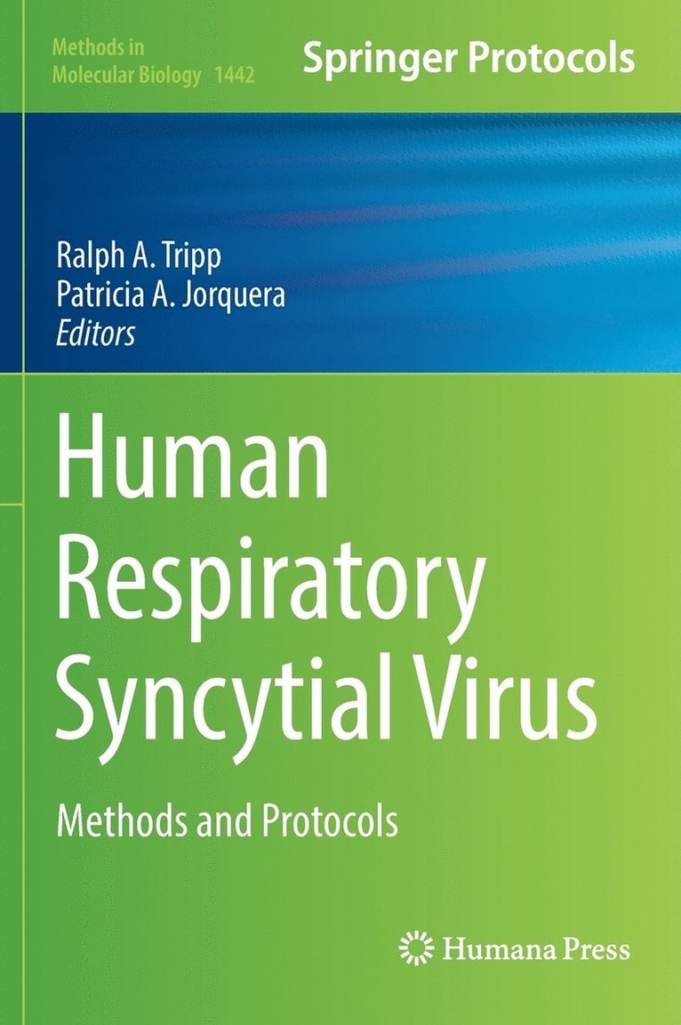 Ralph A. Tripp, Patricia A. Jorquera - Human Respiratory Syncytial Virus, Inbunden