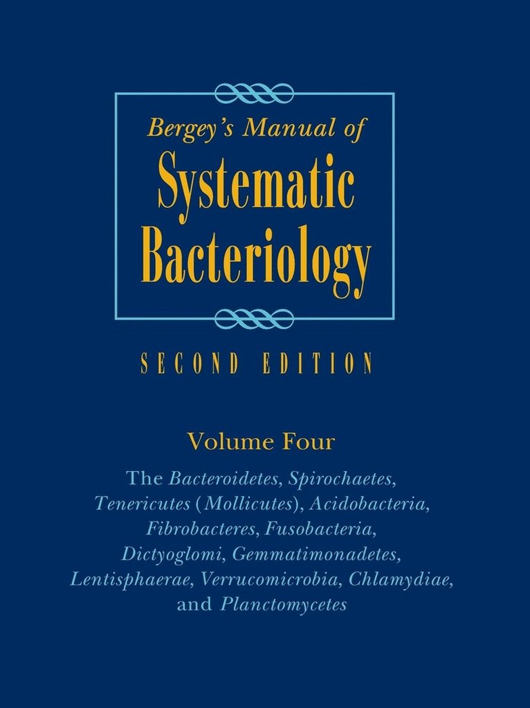Bergey's Manual of Systematic Bacteriology 1
