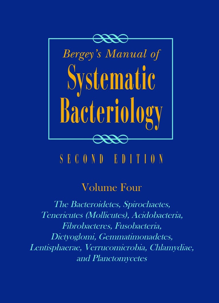 Bergey's Manual of Systematic Bacteriology 1