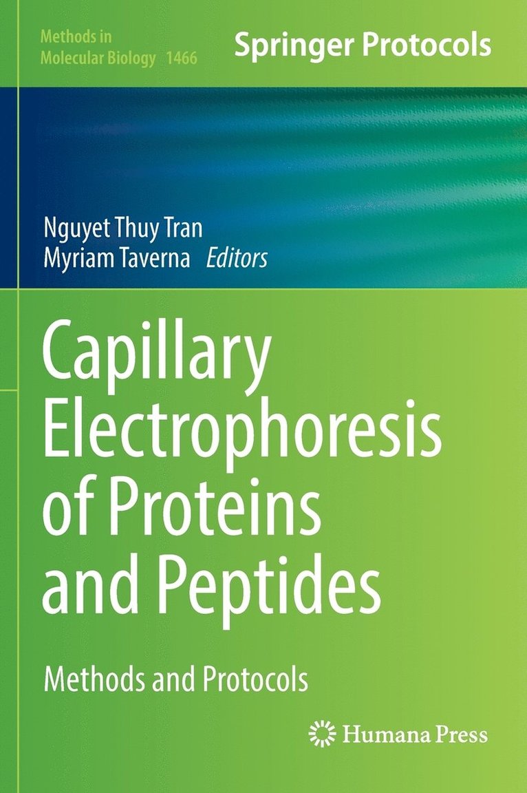 Capillary Electrophoresis of Proteins and Peptides 1