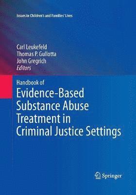 bokomslag Handbook of Evidence-Based Substance Abuse Treatment in Criminal Justice Settings