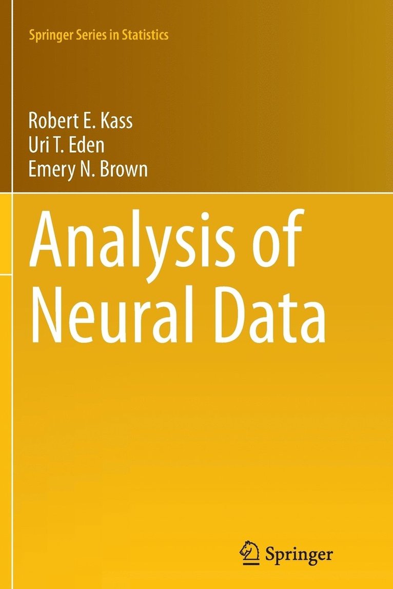 Analysis of Neural Data 1