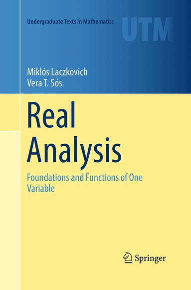Miklós Laczkovich, Vera T. Sós - Real Analysis, Häftad