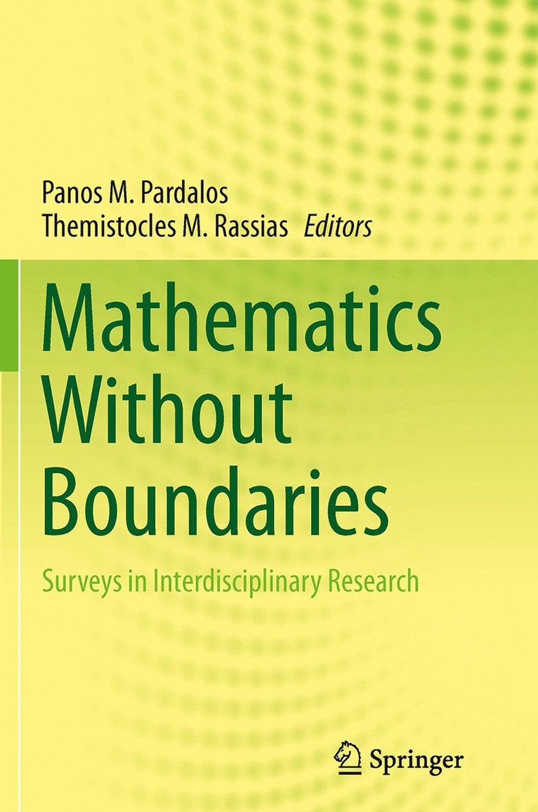 Panos M. Pardalos, Themistocles M. Rassias - Mathematics Without Boundaries, Häftad