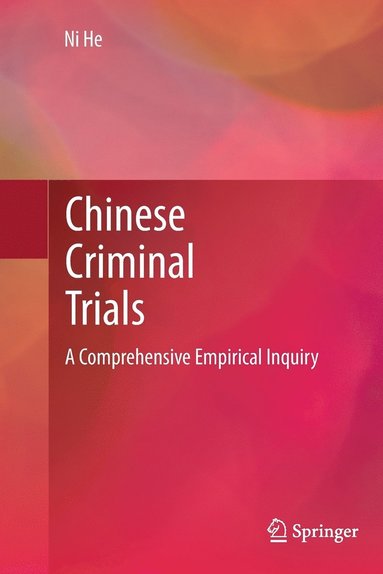 bokomslag Chinese Criminal Trials