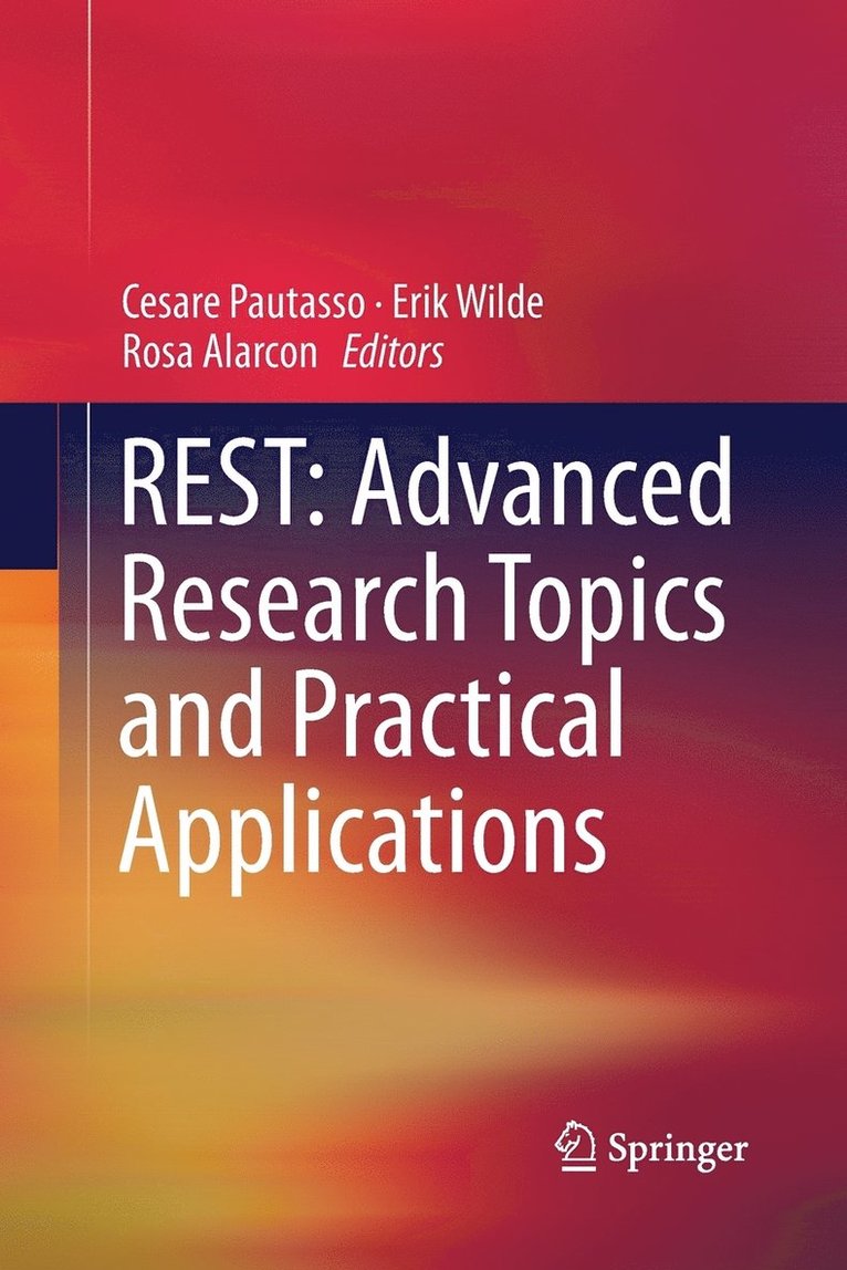 REST: Advanced Research Topics and Practical Applications 1
