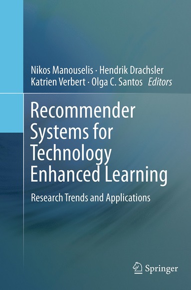 bokomslag Recommender Systems for Technology Enhanced Learning