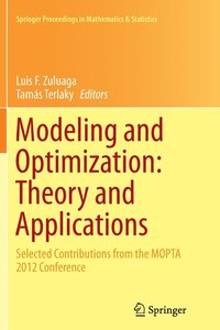 bokomslag Modeling and Optimization: Theory and Applications