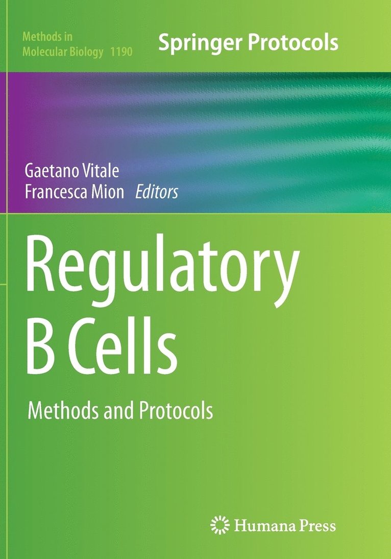 Gaetano Vitale, Francesca Mion - Regulatory B Cells, Häftad