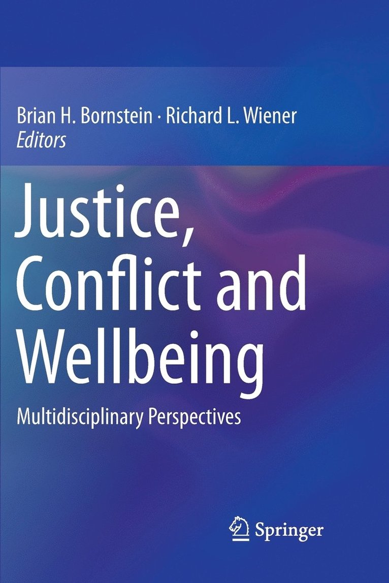 Justice, Conflict and Wellbeing 1