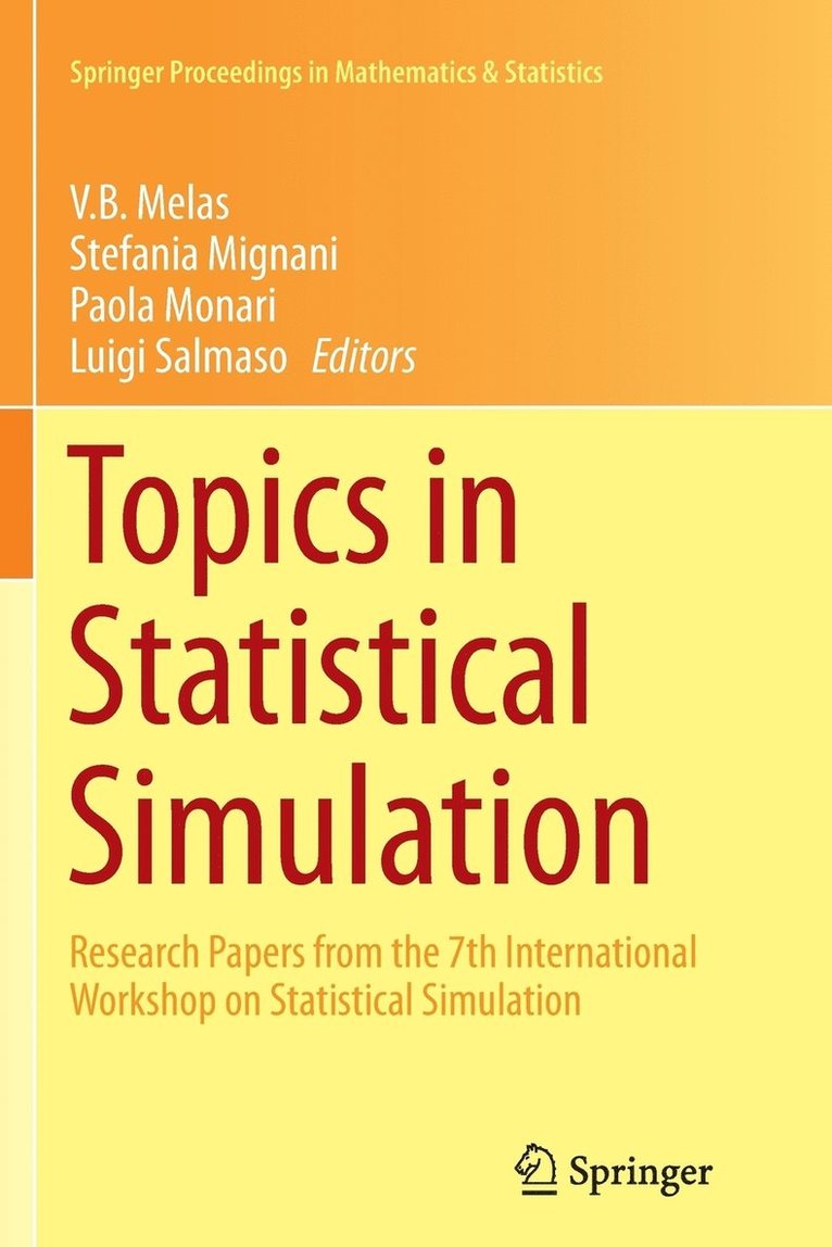 Topics in Statistical Simulation 1