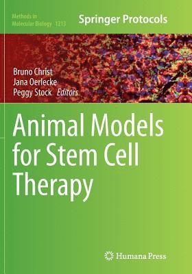 bokomslag Animal Models for Stem Cell Therapy