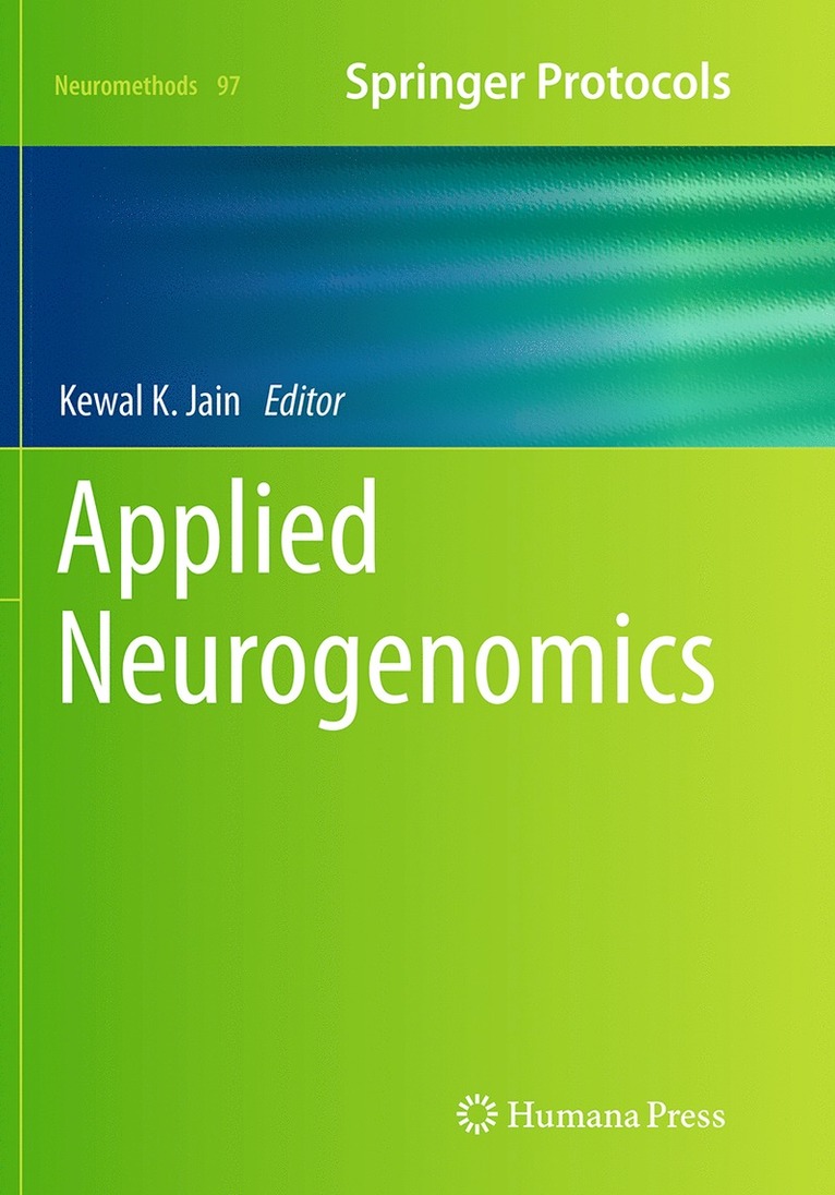 Kewal K. Jain - Applied Neurogenomics, Häftad