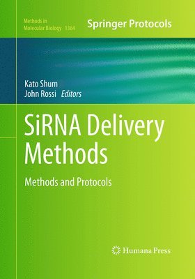 bokomslag SiRNA Delivery Methods