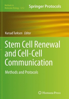 bokomslag Stem Cell Renewal and Cell-Cell Communication