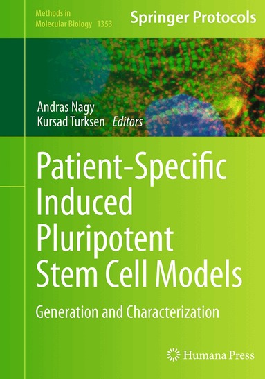 Andras Nagy, Kursad Turksen - Patient-Specific Induced Pluripotent Stem Cell Models, Häftad