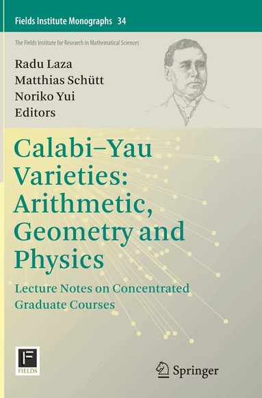 Radu Laza, Matthias Schütt, Noriko Yui - Calabi-Yau Varieties: Arithmetic, Geometry and Physics, Häftad
