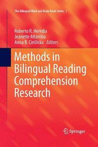 bokomslag Methods in Bilingual Reading Comprehension Research