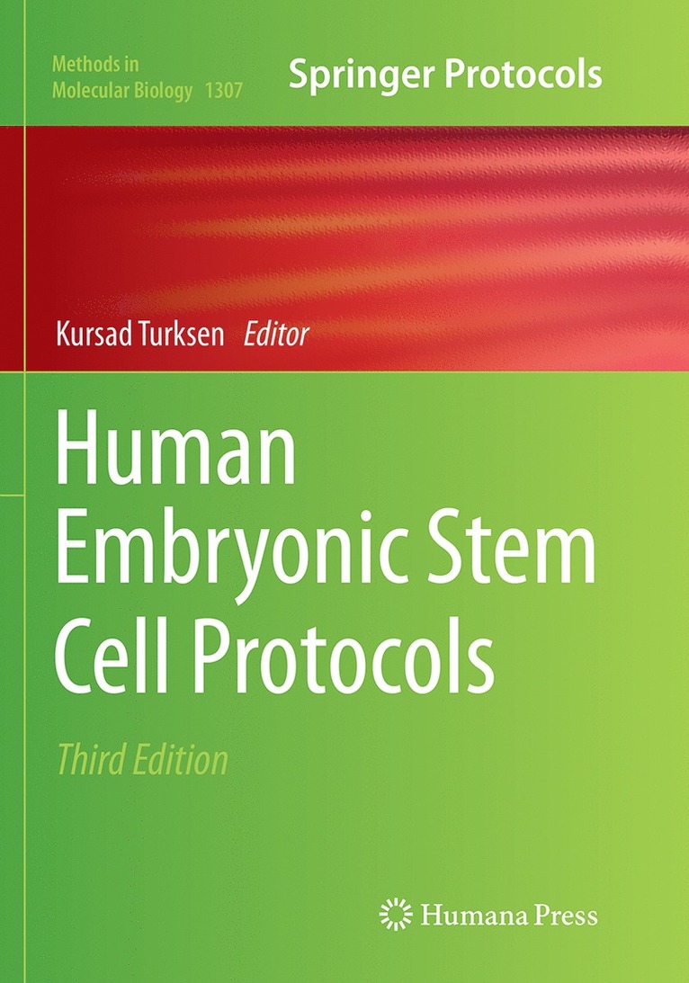 Human Embryonic Stem Cell Protocols 1